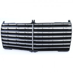 Radiator grille insert Avantgarde Black Gloss for Mercedes W124 C124 S124 85-93