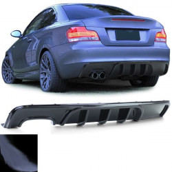 Sport rear diffuser performance black gloss fits BMW 1 Series E82 E88 07-13
