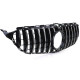 Body kit and visual accessories RACES grille (Sport) for Mercedes C Class W205 S205 18-21, glossy black chrome | races-shop.com