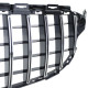 Body kit and visual accessories RACES grille (Sport) for Mercedes C Class W205 S205 18-21, glossy black chrome | races-shop.com