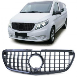 RACES grille (Sport) for Mercedes Vito W447 14-19, glossy black