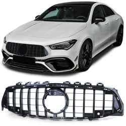 RACES grille (Sport) for Mercedes CLA C118 from 19 (for parking sensors), glossy black