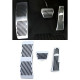 Pedals and accessories Alu performance pedals set suitable for BMW 5 series G30 G31 automatic from 17 | races-shop.com