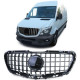 Body kit and visual accessories Sport radiator grille black gloss chrome for Mercedes Sprinter W906 facelift 13-18 | races-shop.com
