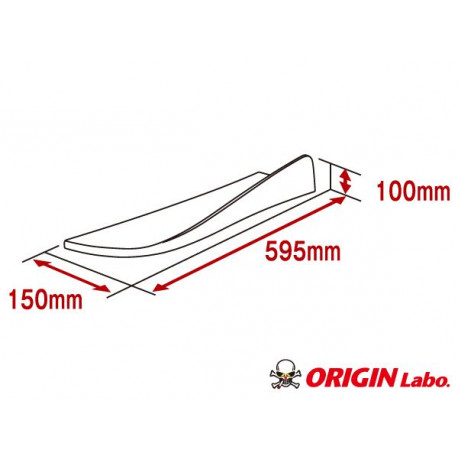 Body kit and visual accessories Origin Labo Universal Side Skirts Canards (FRP) | races-shop.com