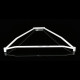 Strutbars Ford Focus Mk3 11+ UltraRacing 4-Point Rear Lower Brace 2109 | races-shop.com