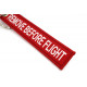 keychains Jet tag keychain "Remove before flight" | races-shop.com