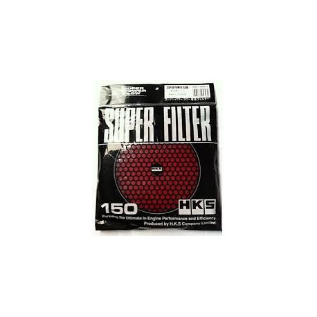 Universal air filters HKS Super Power Flow Replacement Filter (150mm, Red) | races-shop.com