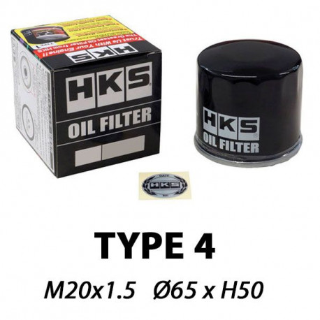 Oil filters HKS Type 4 Sports Oil Filter M20x1.5 (Kei Cars Nissan, Mitsubishi) | races-shop.com