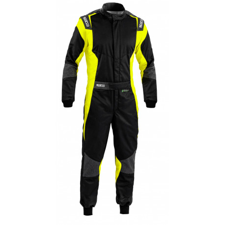 Promotions FIA racing suit SPARCO FUTURA, black/yellow | races-shop.com