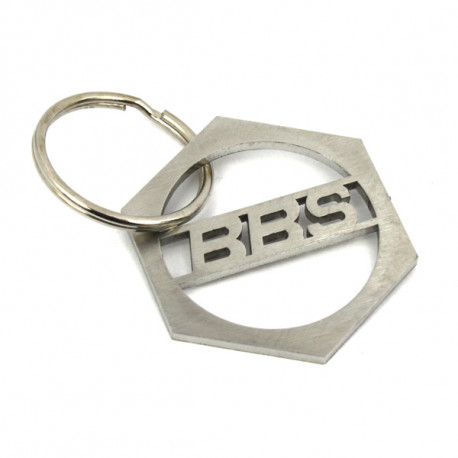 keychains BBS logo keychain - stainless steel | races-shop.com