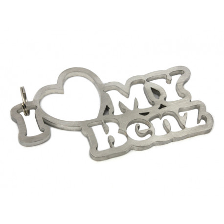 keychains I love my Benz keychain - stainless steel | races-shop.com