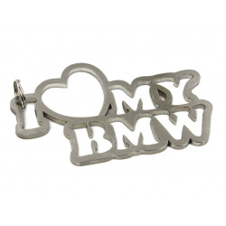 I love my BMW keychain - stainless steel