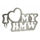 keychains I love my BMW keychain - stainless steel | races-shop.com