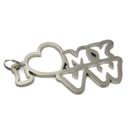 keychains I love my VW keychain - stainless steel | races-shop.com