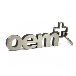 oem+ keychain - stainless steel