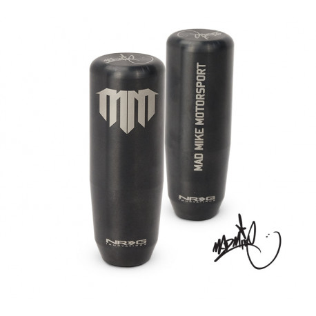 Shifter knobs NRG weighted universal short shifter knob, black chrome Mad Mike Signature | races-shop.com
