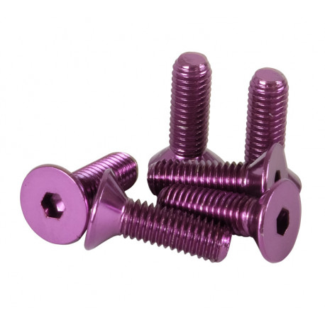 Steering wheel accessories NRG Steering Wheel Screw Upgrade Kit (Flat) - Purple | races-shop.com