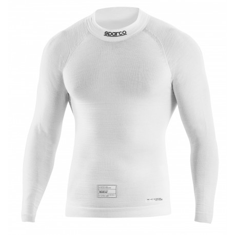 Underwear FIA fireproof long sleeve top SPARCO RW-11 EVO, white | races-shop.com