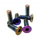 NRG Steering Wheel Screw Upgrade Kit (Flat) - NeoChrome