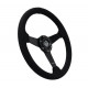steering wheels NRG Sport 3-spoke alcantara Steering Wheel (350mm) - Black | races-shop.com