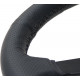 steering wheels 3 spoke steering wheel NRG, 350mm, leather, 38mm offset, black | races-shop.com