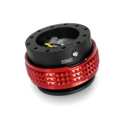 NRG GEN 2.1 quick release Pyramid Series, black/red
