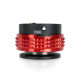 Universal quick release steering wheel hubs NRG GEN 2.1 quick release Pyramid Series, black/red | races-shop.com