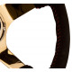steering wheels NRG Reinforced 3-spoke suede Steering Wheel (350mm) - Gold | races-shop.com