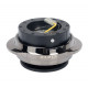 Universal quick release steering wheel hubs NRG GEN 2.2 quick release, black/chrome ring | races-shop.com
