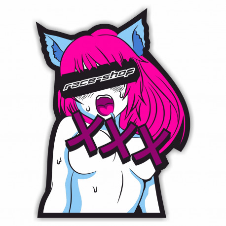 Stickers Sticker race-shop Foxy girl | races-shop.com