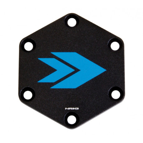 Steering wheel accessories NRG Horn Delete Button (Arrow) - Blue/Black | races-shop.com