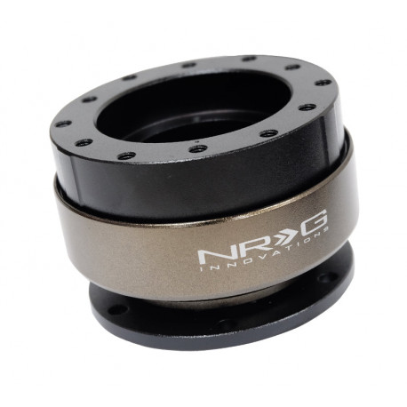 Universal quick release steering wheel hubs NRG SFI ball bearing quick release, matt black with black ring | races-shop.com