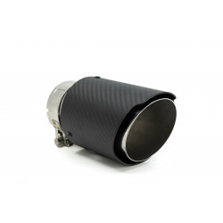 Exhaust tip RACES CARBON 89mm, input 63.5mm - Matt