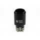 With one outlet Exhaust tip RACES CARBON 101mm, input 51mm - Matt | races-shop.com