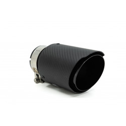 Exhaust tip RACES CARBON 89mm, input 63.5mm - Matt