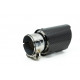 With one outlet Exhaust tip RACES CARBON 89mm, input 57mm - Gloss | races-shop.com