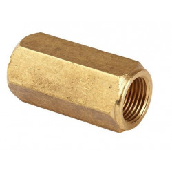 Straight brake pipe reduction from M10x1,25 to M10x1, brass