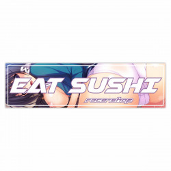 Sticker race-shop Eat Sushi
