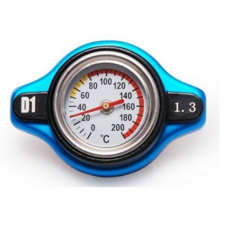 high pressure radiator caps Radiator cap 1,3BAR 15mm with thermometer | races-shop.com