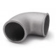 Aluminium elbow 90° Aluminium pipe - elbow 90°, 63mm (2,5"), short | races-shop.com