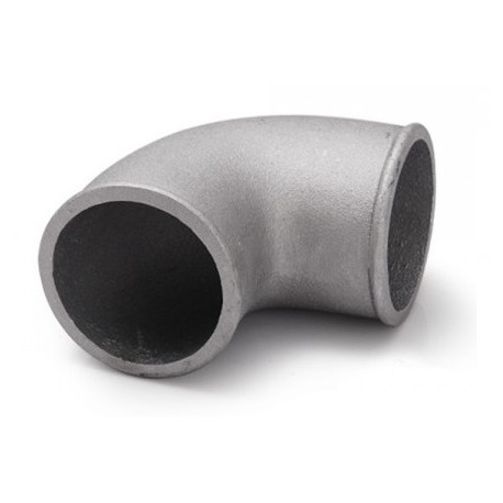 Aluminium elbow 90° Aluminium pipe - elbow 90°, 63mm (2,5"), short | races-shop.com