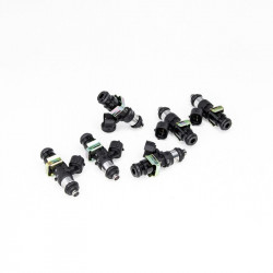 Set of 6 Deatschwerks 2200 cc/min injectors for Porsche 911 997 Turbo (05-09)