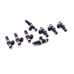 Set of 8 Deatschwerks 1500 cc/min injectors for Chevrolet Corvette Z06 5.7L LS6 (01-04)