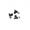 Set of 3 Deatschwerks 700 cc/min injectors for Yamaha Nytro (08-12)