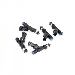 Set of 5 Deatschwerks 650 cc/min injectors for Volvo 850 (93-97)