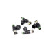 For a specific vehicle Set of 4 Deatschwerks 700 cc/min injectors for Yamaha FZ R & FZ S (09-13) | races-shop.com