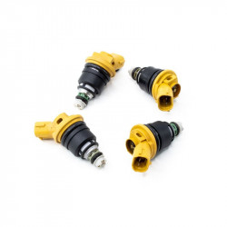 Set of 4 Deatschwerks 740 cc/min injectors for Subaru Legacy GT (04-12)