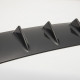 Body kit and visual accessories RACES Universal 7 wing rear diffuser - Black | races-shop.com