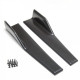 Body kit and visual accessories RACES Universal side skirt with canards, 45cm - Black | races-shop.com